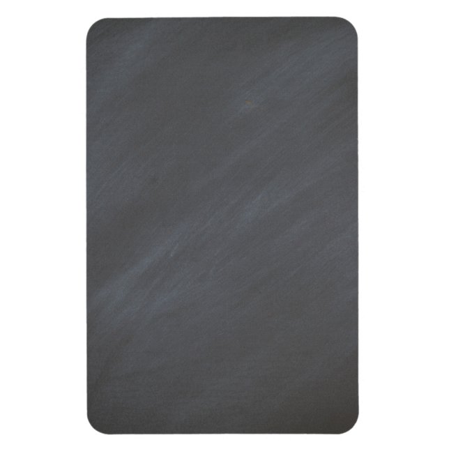 Chalkboard Blackboard Background Gray Retro Style Magnet (Vertical)