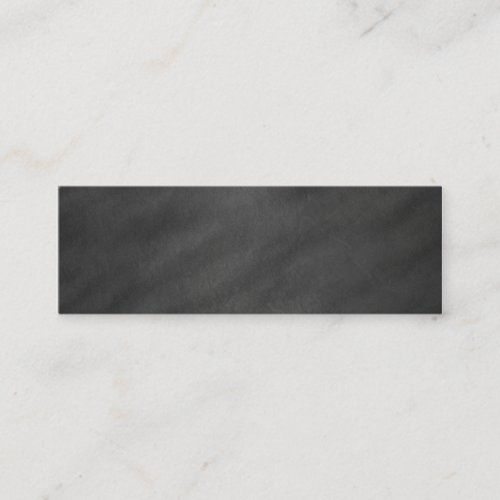 Chalkboard Blackboard Background Retro Style Mini Business Card