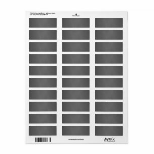 Chalkboard Blank Custom Label