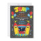 Chalkboard Bounce House BIrthday Party Invitation