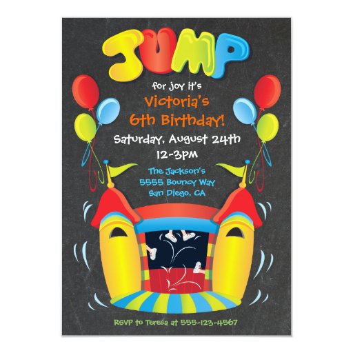 Birthday House Party Invitations 6