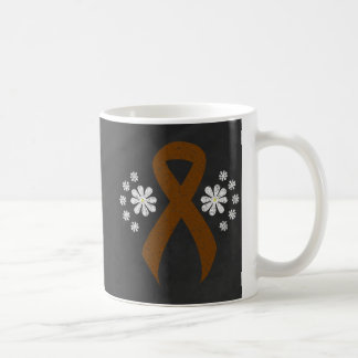 Chalkboard Brown Awareness Ribbon Coffee Mug