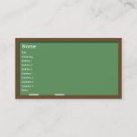 Chalkboard - Business Business Card at Zazzle