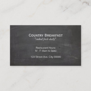 Chalkboard Business Card