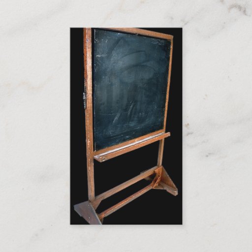 Customizable Chalkboard Business Card