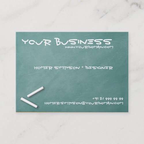 Chalkboard Business Card