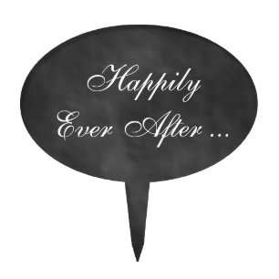 Chalkboard Cake Topper