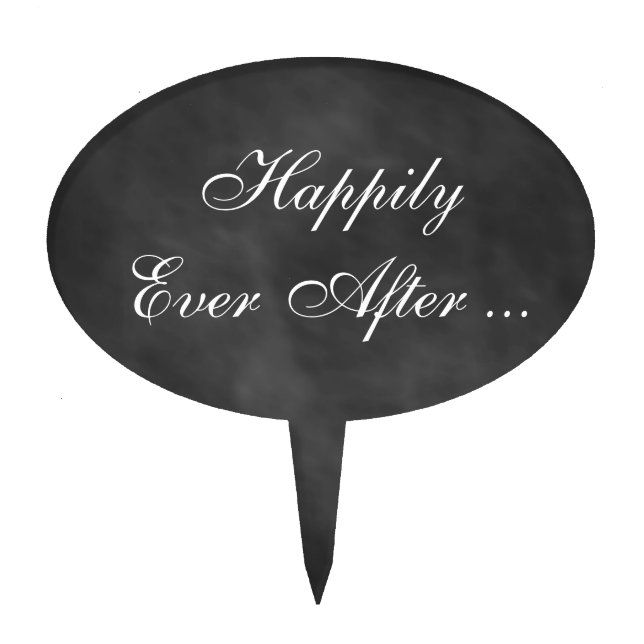 Chalkboard Cake Topper (Front)