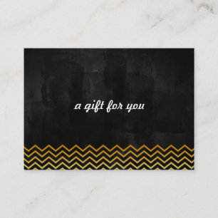Chalkboard Chevron Salon and Spa Gift Certificate