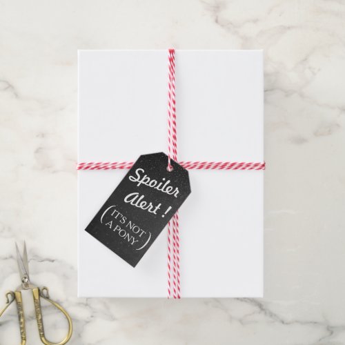 Chalkboard Christmas Funny Gift Tags  Pack of 10