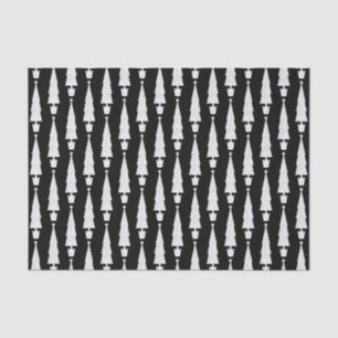 Chalkboard Christmas Tree Holiday Tissue Paper