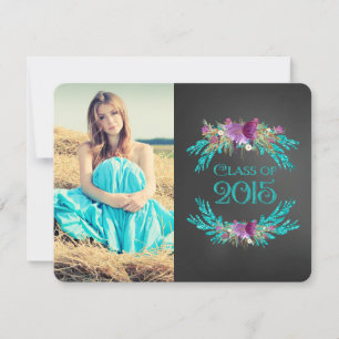 Chalkboard Class of 2015 Graduation Invitation