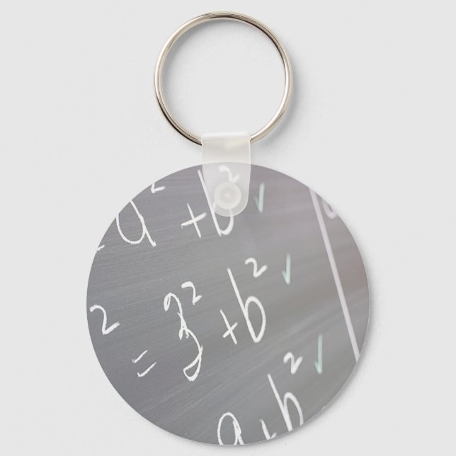 Chalkboard Closeup Keychain (Front)