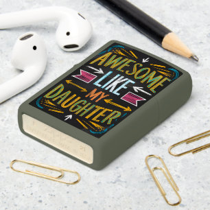 Chalkboard Daughter Appreciation Zippo Lighter