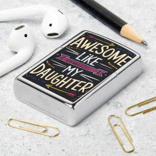 Chalkboard Daughter Love Quote Zippo Lighter