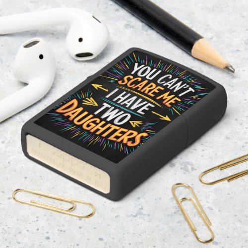 Chalkboard Daughter Power Zippo Lighter