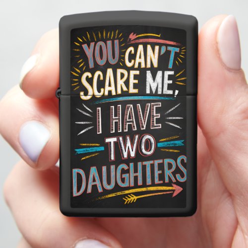 Chalkboard Daughter Quote Zippo Lighter
