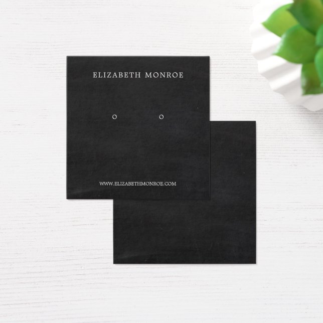 Chalkboard Effect Earring Holder, Jewelry Display (Desk)