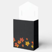 Chalkboard fall wedding favor box (Opened)