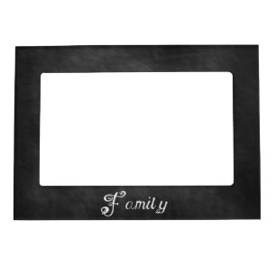 Chalkboard Family Keepsake Magnetic Photo Frame