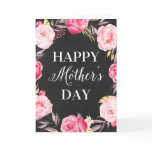Chalkboard Floral | Mother's Day Greeting Card Chalkboard Floral | Mother's Day Greeting Card