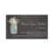 Chalkboard Flowers Rustic Mason Jar Modern Floral
