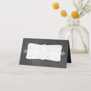 Chalkboard Folded Place Cards