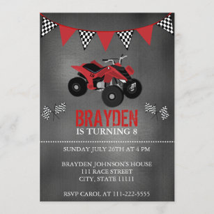 Personalized Atv Birthday Gifts On Zazzle