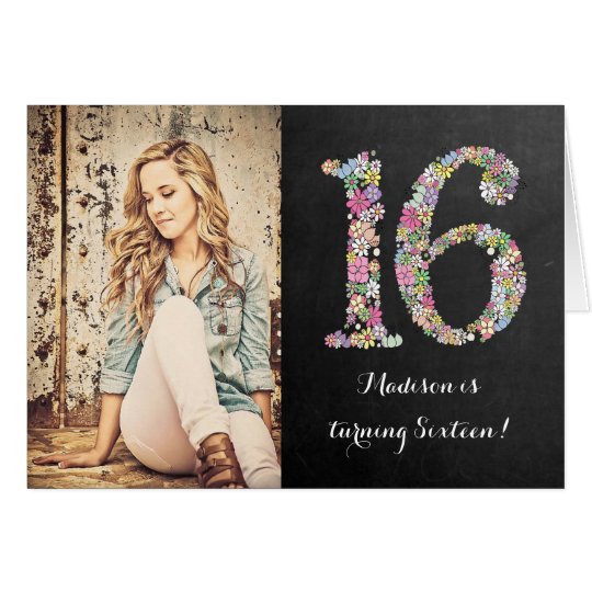 Happy 16th Birthday Cards - Greeting &amp; Photo Cards | Zazzle