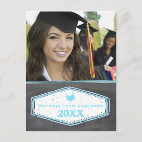 Chalkboard Graduation Invitations