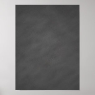 Chalkboard Gray Background Grey Chalk Board Black Poster