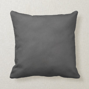 Chalkboard Gray Background Grey Chalk Board Black Throw Pillow