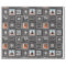 Chalkboard Gray Personalized 4 Photo Holiday Theme