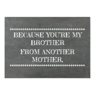 Chalkboard GROOMSMAN / BEST MAN Funny Proposal Card