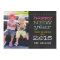 Chalkboard Happy New Year 2015 Holiday Photo Card