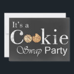 chalkboard Holiday Cookie swap party invitation<br><div class="desc">chalkboard Holiday Cookie swap party invitation</div>