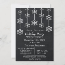 Chalkboard Holiday party Invitation