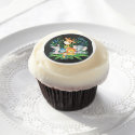 Chalkboard Jungle Shower Cupcake Frosting Round