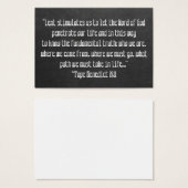 Chalkboard Lent Meaning Pope Benedict XVI Easter (Front & Back)