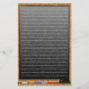 chalkboard lines stationery