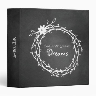 Chalkboard Look Life Planner Binder