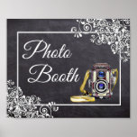 Chalkboard Look Wedding Photo Booth Poster<br><div class="desc">Chalkboard Look Wedding Photo Booth Poster</div>