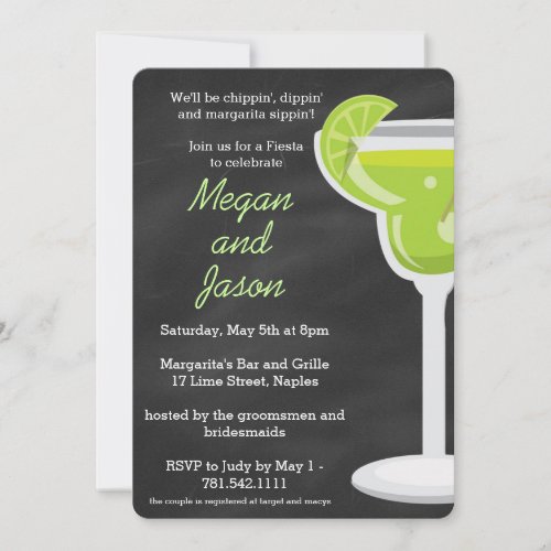 Chalkboard Margarita Party Invitation _ Chalk Back