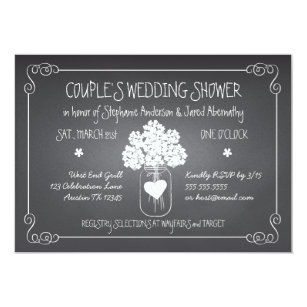 Couples Shower Wedding Invitations Zazzle