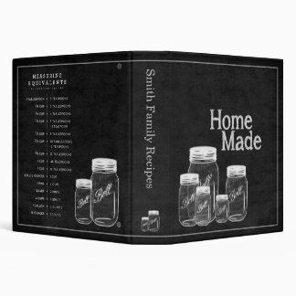 Chalkboard Mason Jars- Binder