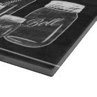 Chalkboard Mason Jars Kitchen Cutting Board