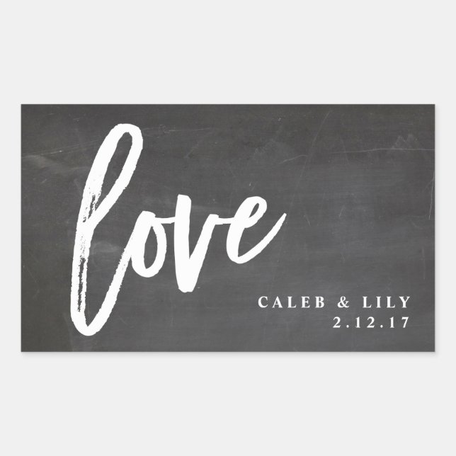 Chalkboard Mini Champagne, Mini Wine, Label (Front)