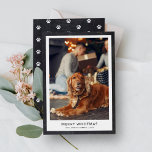 Chalkboard Modern Minimal Merry Woofmas Holiday Card<br><div class="desc">Chalkboard Modern Minimal Merry Woofmas Holiday Card</div>
