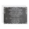 Chalkboard Modern Vintage Typography Invite