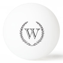 Chalkboard Monogram Ping Pong Ball Chalkboard Monogram Ping Pong Ball